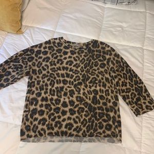 Long sleeve Zara cheetah print